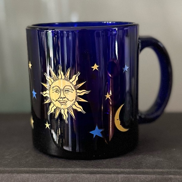 Iconic Celestial Mug from Friends - Libbey Cobalt Celestial Mug - Picture 3 of 5